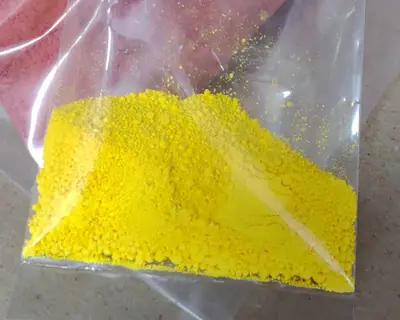 Yellow on-glaze colour